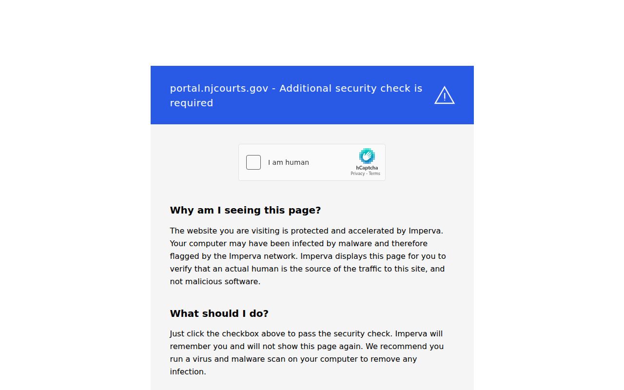 Essex County criminal records municipal complaint search screen